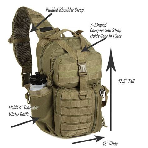 The Pros and Cons of the Tactical Sling Backpack with Water Bottle