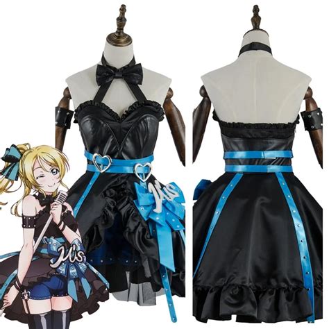 Love Live Eli Ayase Cosplay Costume Lovelive Initial D School Idol Stage Eli Ayase Dress Cosplay