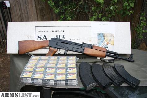 Armslist For Sale Bulgarian Arsenal Sa 93 Ak 47 Packageunfired