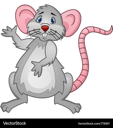 Rat Cartoon Royalty Free Vector Image Vectorstock