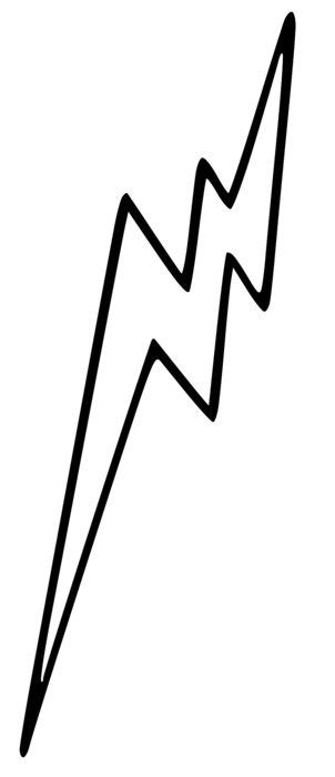 Lightning Bolt Pencil Drawing Free Image Download