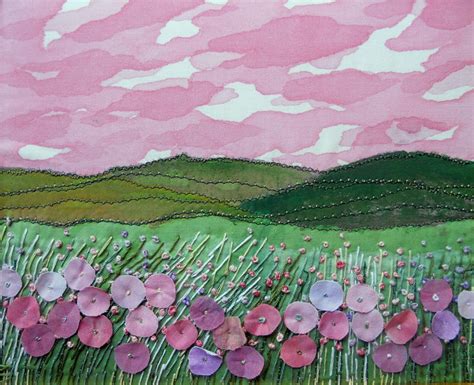 Pin By Debbie Yardley On Fabric Art Painting Colorful Landscape Art