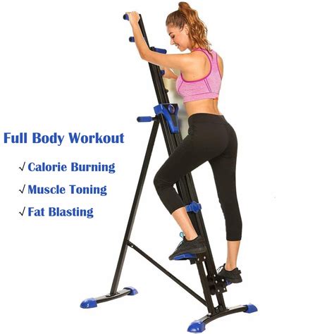 Vertical Climber Stair Machine Folding Exercise Stepper Equipment Home Gym Sporting Goods Cardio