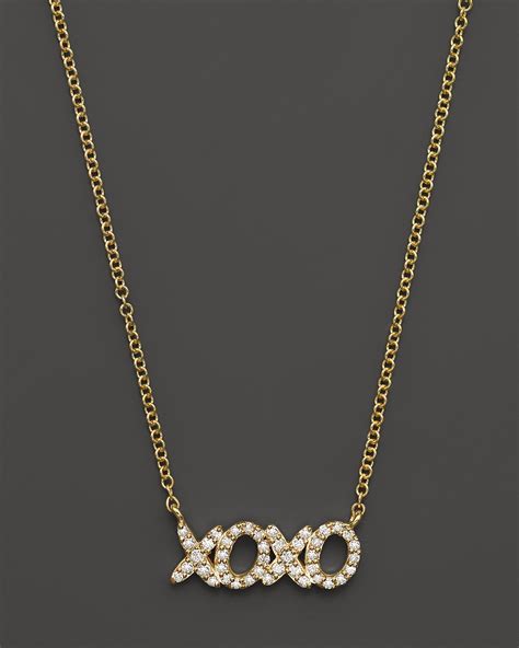 Meira T Xoxo Necklace 019 Ct Tw Bloomingdales