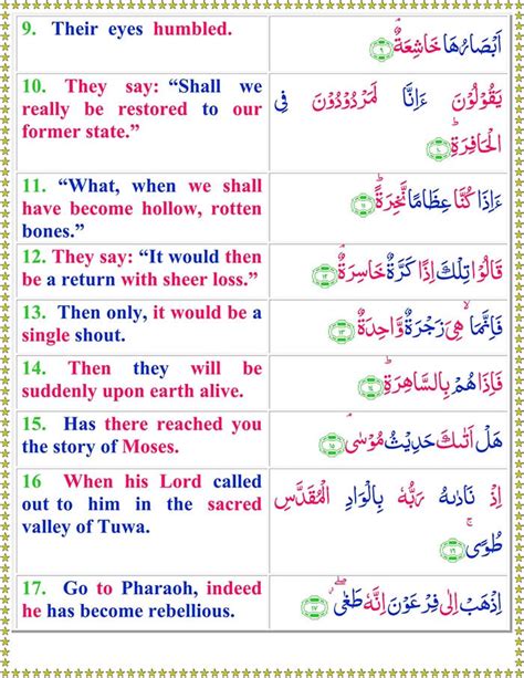 Read Surah An Naziat Online With English Translation