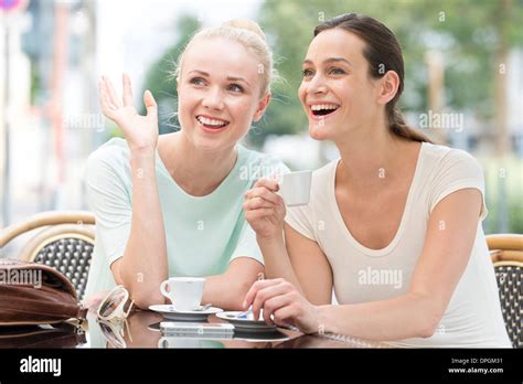 Friends Having Laugh Together Stock Photo Alamy