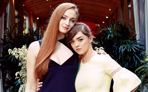 1920x1080 Resolution Maisie Williams And Sophie Turner Hd Wallpaper