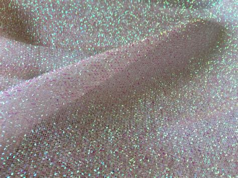 Sparkling Tinsel Lurex Fabric Stretch Metallic Glitter Lametta Shimmer