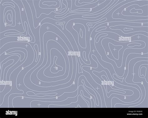 Abstract Vector Contour Topographic Map Background Topography And