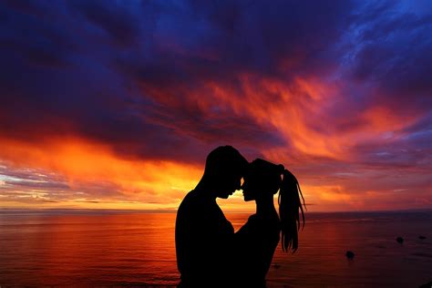 Free Photo Set Couple Romantic Sunset People Love Max Pixel