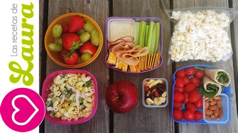3 Ideas Para Lunch Saludable Regreso A Clases Comida Saludable
