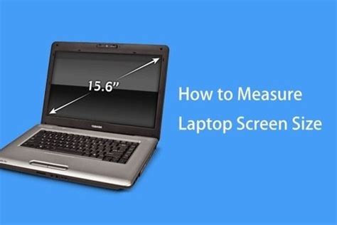 How To Measure Laptop Screen Size Get The Answer Now Laptop Screen Screen Size Card Model
