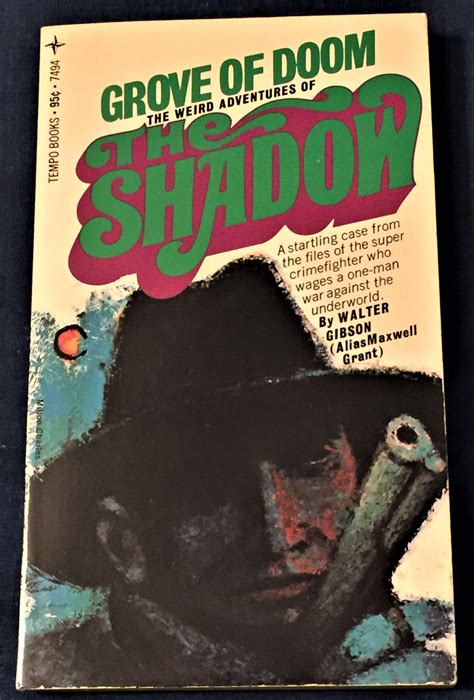 Walter Gibson Grove Of Doom The Weird Adventures Of The Shadow 1969