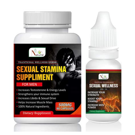 buy natural sexual stamina supplement capsule 60 s for men sexual wellness oil 15 ml 1 s