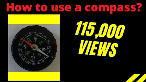 How To Find Directions Using A Compass Needle How To Use Compass