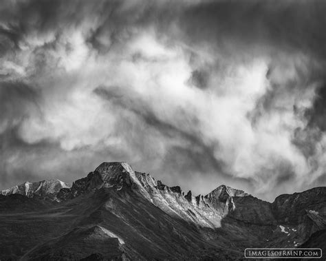 Turbulent Skies Longs Peak Rocky Mountain National Park Images Of