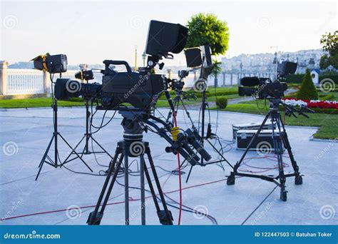 Broadcast Tv Movie Shooting Or Video Production And Film Tv Crew Team