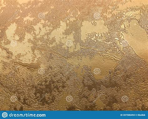 Gold Foil Leaf Shiny Metallic Wrapping Paper Texture Background For