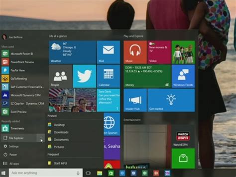 Microsoft Shows Off Upcoming Jump List Feature For Windows 10s Start