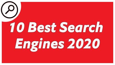 10 Best Search Engines 2020 Youtube