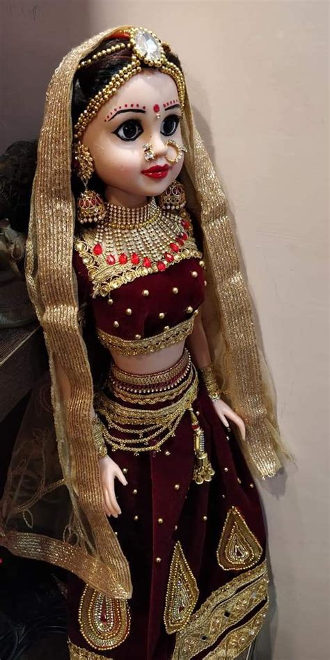 Indian Bride Doll Indian Bride Makeup Indian Bride And Groom
