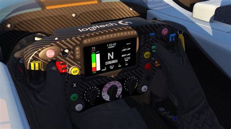 McLaren F1 Steering Wheel AddOn For RSS Formula Hybrid X 2022 Assetto