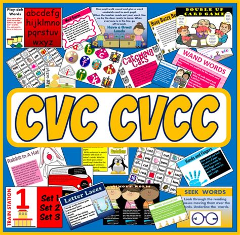 Cvc And Cvcc Words Games And Activities Letters Sounds Phonics Spellings Literacy English