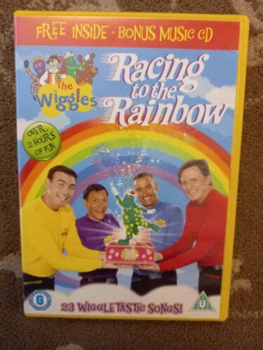 Wiggles Racing To The Rainbow Dvd Kids Includes Bonus Cd Ebay