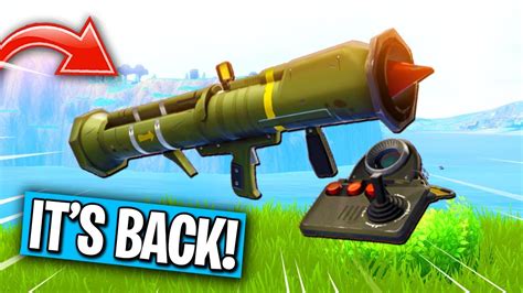 The Guided Missile Is Back In Fortnite Coming Soon Youtube