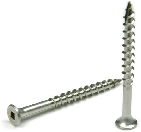 Stainless Steel Deck Screws Square Drive Wood 8 X 2 12 Qty 25 Ebay
