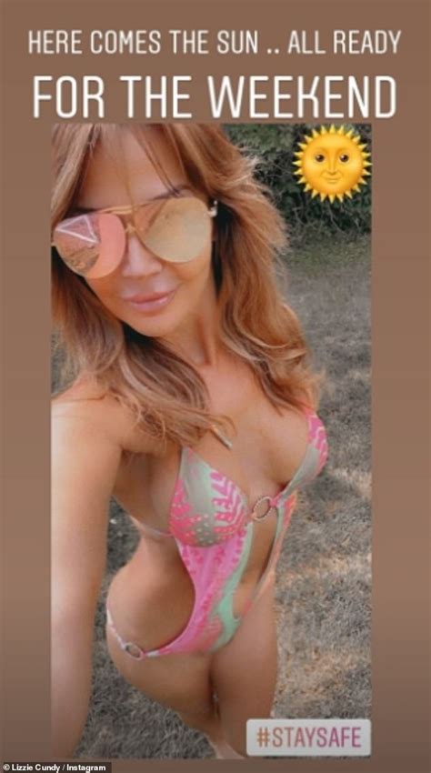 Lizzie Cundy 52 Shows Off Figure In Bikini And Swimsuit Photos