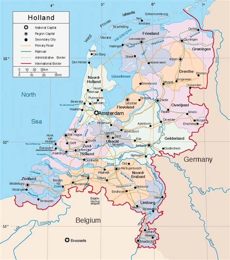 Very Popular Images Map Of Holland