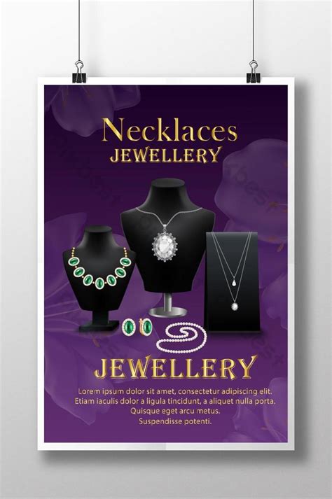 Luxury Style Jewellery Poster Design Ai Free Download Pikbest