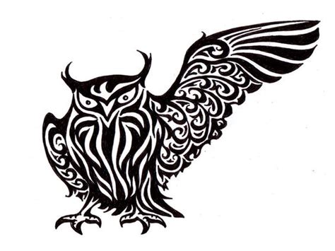 Evil Owl Tattoo Clipart Best