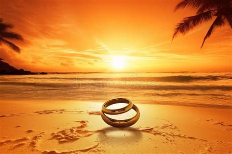 Wedding View Artistic Romantic Background Or Tropical Honeymoon From