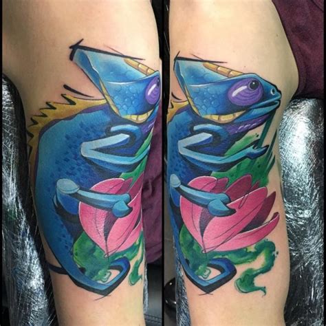 60 Colorful Chameleon Tattoo Ideas Designs That Will