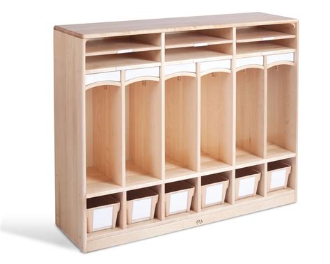 communityplaythings.com - A255 Compact Toddler Cubby 6 with Softotes