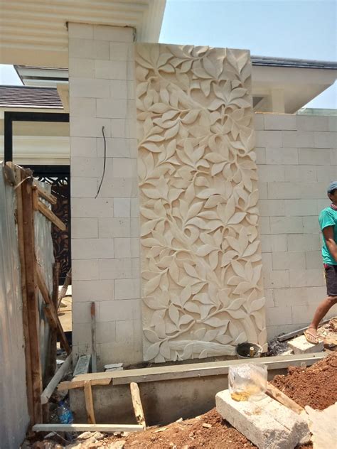 The second method obtains foamed gypsum by means of air entrainment in wet gypsum paste. BATU ALAM MURNI | JUAL BATU UKIR PARAS JOGJA: Relief Daun ...