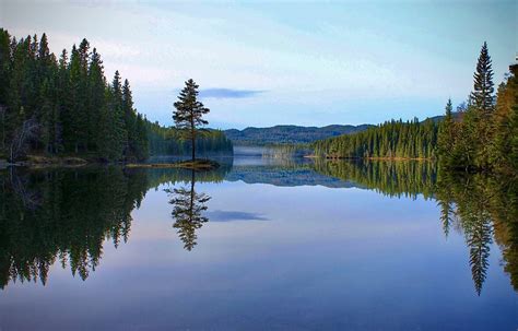 Autumn Reflections Leirsjøen Trondheim Norway Kjetil Øvrebø Flickr