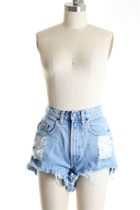 Custom Made Destroyed Dirty Ripped Distress Daisy Dukes High Etsy