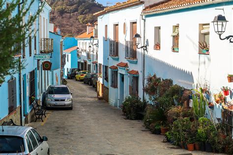 Visit Júzcar In Andalusia The Blue Smurf Village In Spain The Orange