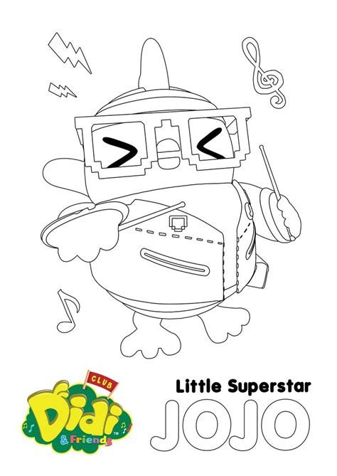 Gambar didi and friends untuk diwarnai. Look how cute Jojo is! Click here to download this free ...