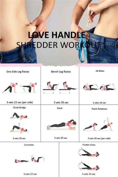 Top 10 Moves To Get Rid Of Love Handles Love Handle Workout Weights
