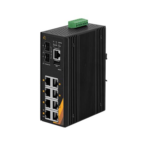 10 Port Industrial Gigabit Poe Managed Ethernet Switch Pg5 1002 10gsfp