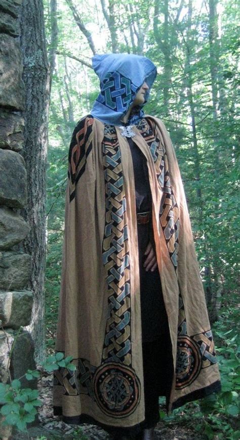 Sale Viking Cloak With Griffen Clasp Etsy Trending Outfits Celtic