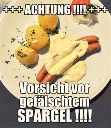 Essen Lustig Witzig Bild Bilder Spruch Sprüche Kram Spargel Cinnamon