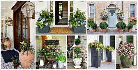 40 Front Door Flower Pots For A Good First Impression Front Door