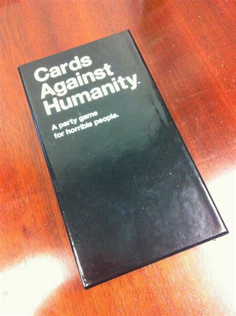 A party game for horrible people. Gameritis: Analog Gaming - Cards Against Humanity