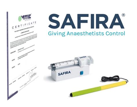 Medovates Game Changing Anaesthesia Device Safira® Receives European