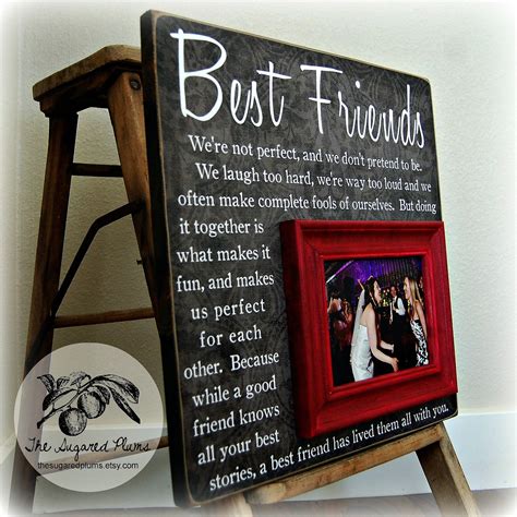 26 best friend gifts that she'll love. Best Friend Gift Sister Gift Bridesmaid Gift Girlfriends